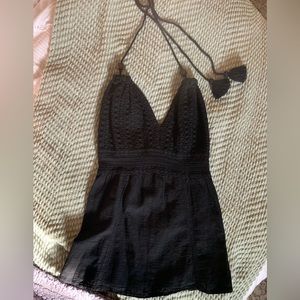Halter tie tank top